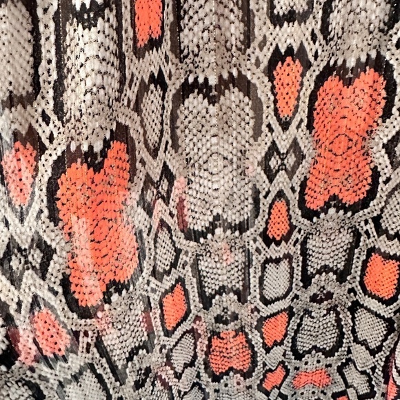 VANNY Animal Print Maxi Dress V-Neck Made in France Size S NWT - Picture 8 of 14